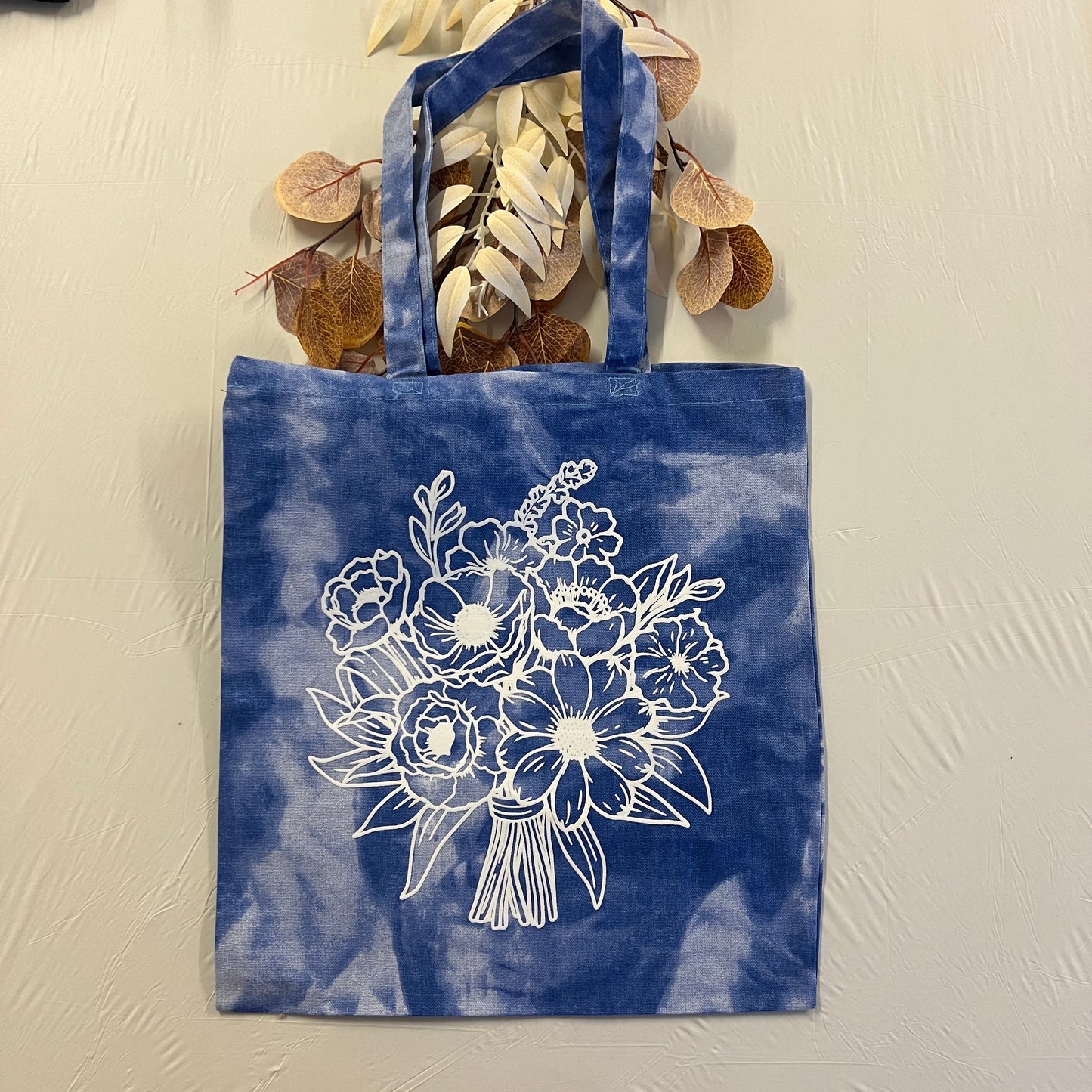 Give Yourself Flowers Upcycled Tote