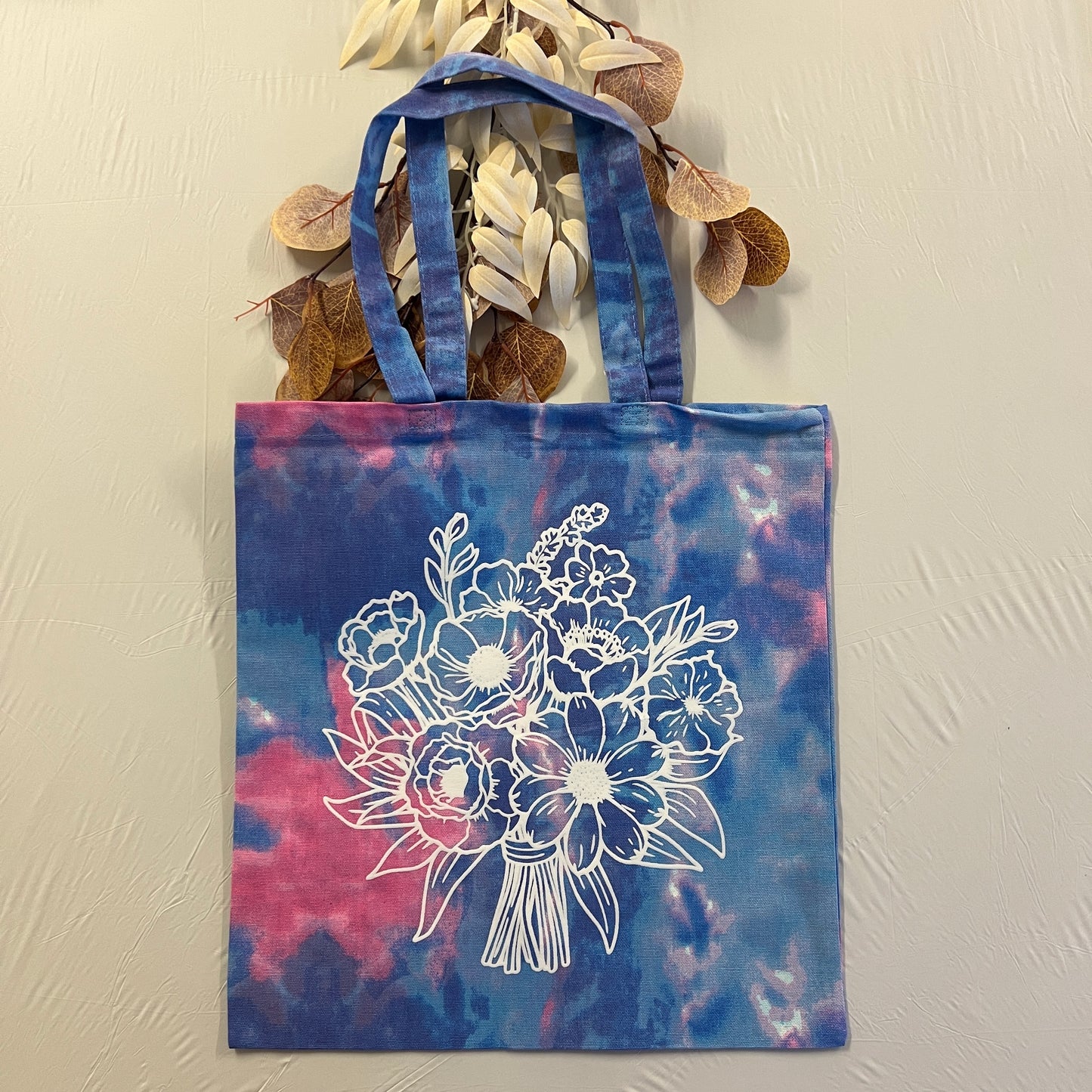 Give Yourself Flowers Upcycled Tote